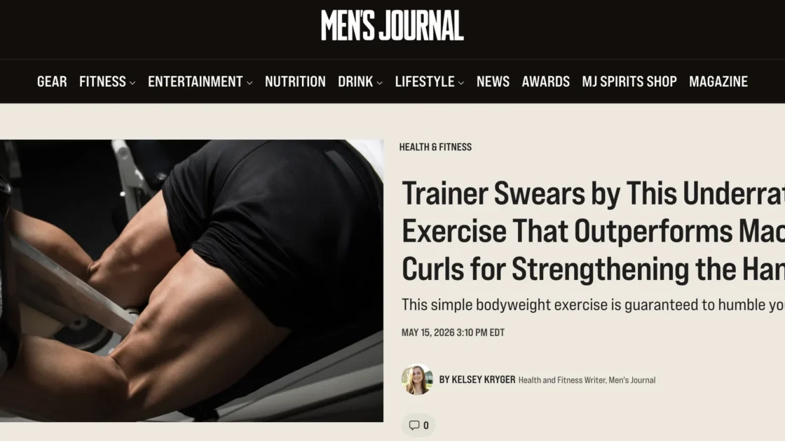 Men’s Journal BowFlex earned media feature